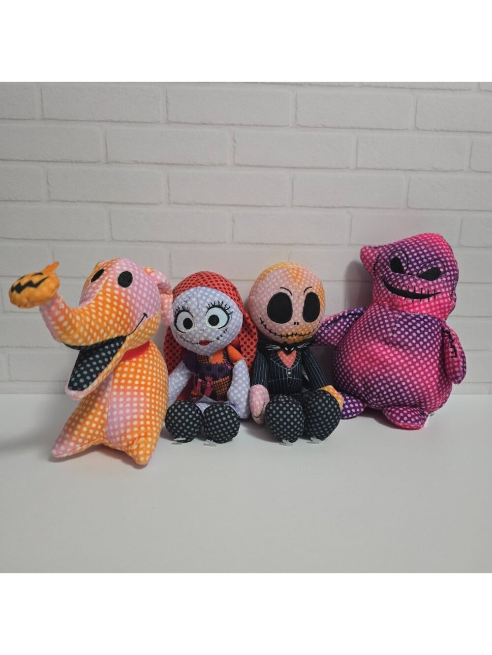 Disney The Nightmare Before Christmas 4 Piece Collector Set Half Tone Pattern